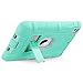 ULAK Case for iPad mini 1 2 3, Three Layer Heavy Duty Shockproof Protective Case with Kickstand for iPad mini 2 Case 1st 2nd 3rd Generation (Green/Grey)