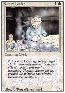 Magic: the Gathering - Samite Healer - Revised Edition