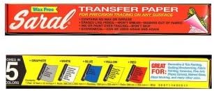 Saral SARALGRAPHITE 12 inch x 12 ft. Wax Transfer Paper Roll - Graphite