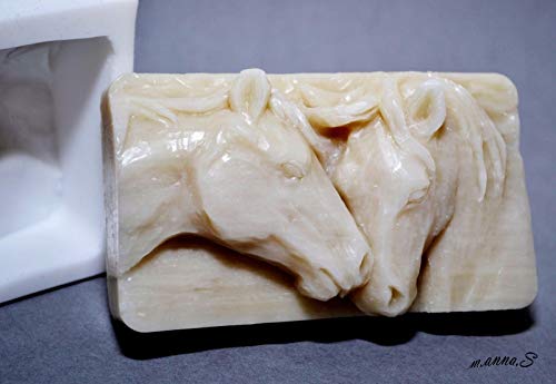 Horse Silicone Mold SOAP Plaster Wax Resin Clay