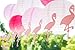 Bobee Pink Flamingo Party Decorations, 7-Foot Paper Garland, 6