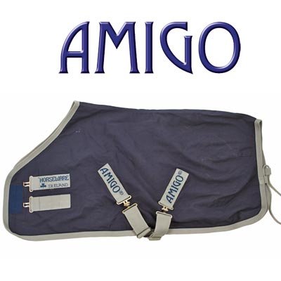 Horseware Amigo Stable Sheet 78 Navy/Silver