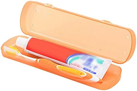 Namgiy Toothbrush Holder Case Cover Storage Toothpaste Case Plastic Travel Case 21*5.6*3.3cm