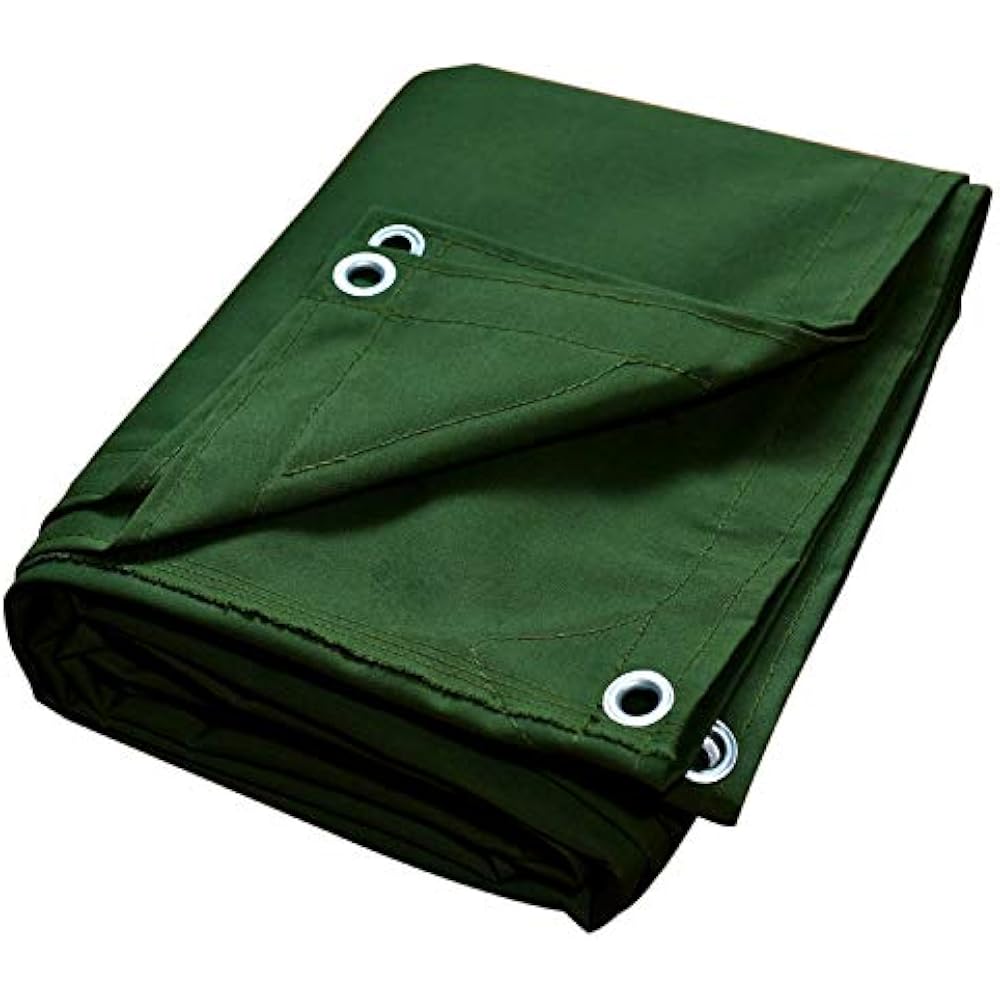 Canvas Tarps Truck Water Resistant UV 10 OZ Heavy Duty Tarpaulin Cover
