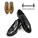 SENT CHARM No Tie Dress Shoe Laces for Men/Women Elastic Rubber Silicone Formal Oxford Shoelaces Best for Dress Shoes Oxford Shoes (Black+Brown)