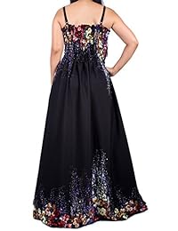 Gaya fesyen Maxi vestido para mujer Plus tamaño verano playa, boda, fiesta de noche noche Sexy moda