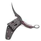 Masalong chameleon Outdoor Survival Claw Tactical Knife Finger D2 Steel Fixed Blade Knife With Sheath