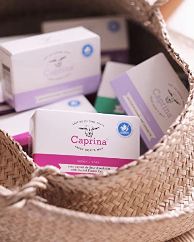 Caprina Canus Fresh Goat's Milk Soap Original Formula, 3.2 Ounce each, Pack of 6