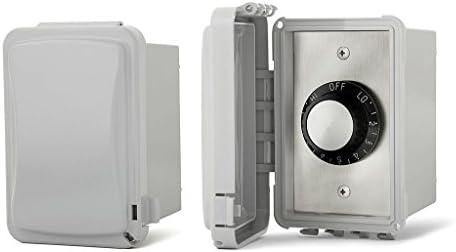 QBC Bundled Infratech 14-4210 Input Heat Regulator with Weatherproof Cover and In Wall Installation 14-4210 for 240 volts 15 Amps - Plus Free QBC Infrared Heating 101 eBook