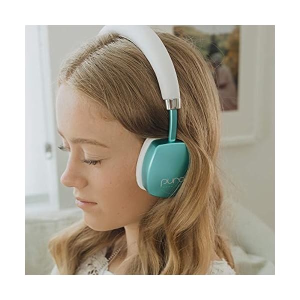 Puro-Sound-Labs-PuroQuiet-Over-Ear-ANC-Headphones-for-KidsTeensChildren-Wireless-Bluetooth-Earphones-Volume-Limiting-Noise-Isolation-Microphone-for-Learning-Traveling-Light-Teal Puro Sound Labs PQ On-Ear Active Noise Canceling Bluetooth Headphones for Kids- Safer Headphones for kids- Lightweight…