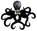 Ebros Gift The Call of Cthulhu Deep Sea Kraken Octopus Monster Wall Mount Key Holder Tentacle Hooks Sculpture Plaque Figurine 11.25