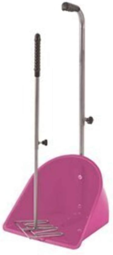Perry Equestrian Muck Grabber with Retractable Handles, Pink