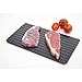 Pack of 2 Imperial Home High Quality Fast Defrosting Tray - The Safest Way to Defrost Meat or Frozen Food Quickly Without Electricity, Microwave, Hot Water or Any Other Tools