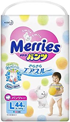 kao merries Pants Size L 44 Sheets 9-14kg