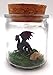 1 Inch Pet Dragon Black with Adoption Certifiate