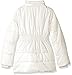 Nautica Girls' Heavy Weight Shine Jacket With Faux Fur Trim