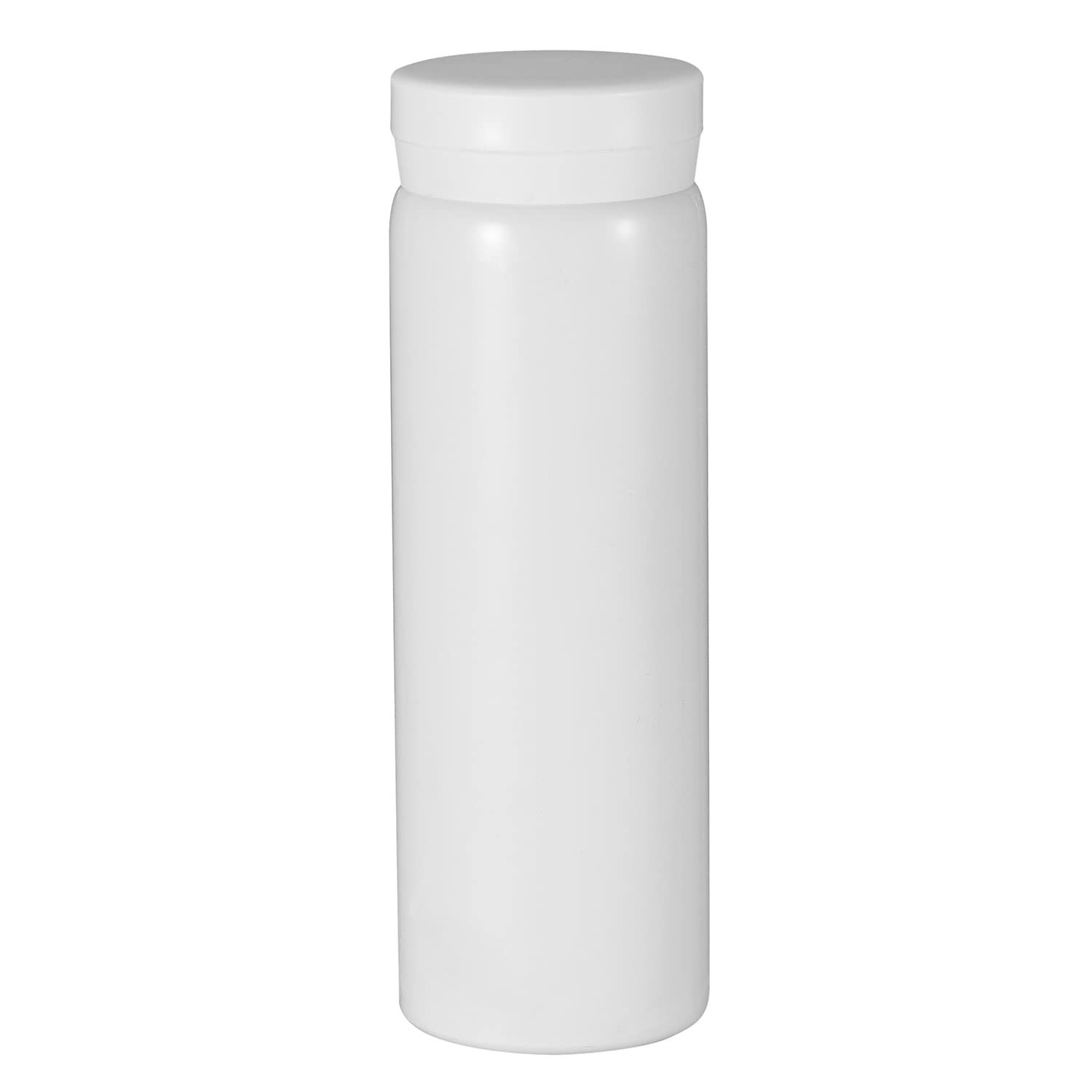 Small Flask, Cute Water Bottle, Vacuum Insulated Flask for Hot & Cold Drink, Keep 12H Hot & 6H Cold (White, 280ml)