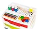 IRIS USA PJD-303 3-Drawer Activity Chest with Organizer Top, Assorted Colors