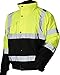 LM High Visibility Class III Reflective Waterproof Bomber Jacket W/Removable Hood