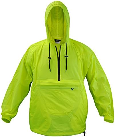 Women's Lightweight Breathable Packable Rain/Windbreaker Jacket featuring the Xpocket M Yellow