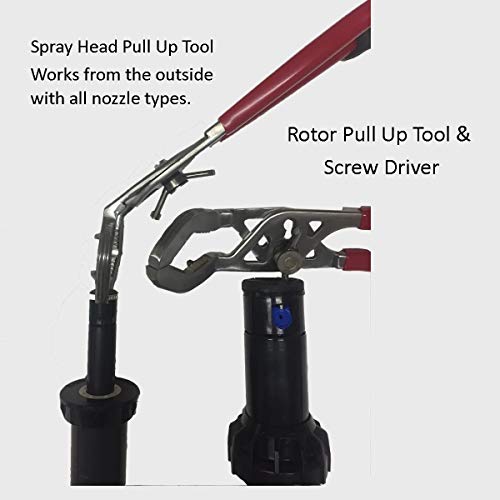 Sprinkler Head Wrench Stainless Steel PRO, Fastest removal, replacement, repair & adjustment