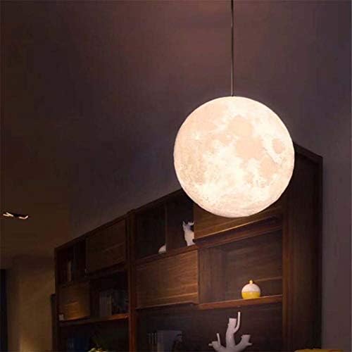 DSHBY Moon Light, Hanging Lamps16 LED Colors Moon Light Lamps Night Lights 3D Printed Moon lamp Mother's and Father's Day,20CM