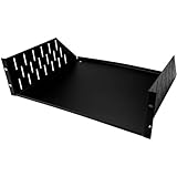 Penn-Elcom R1194/3UK 3 Space (3U) Solid Steel Rack Shelf Deep for Use in Studios, Pro Audio, Home Theater, IT Stations, 14.50'' W