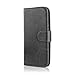 BlackBerry DTEK50 Case by 32nd, Premium PU Leather Book Wallet Style Case Cover - Black