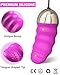 SEXY SLAVE Silicone Bullet Vibrator – Remote Control Vibrating Egg, Waterproof & Rechargeable, 10-Function Sex Toys Vibe for Women or Couplesthumb 4