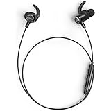 Anker SoundBuds Slim+ Wireless Headphones Lightweight Bluetooth 4.1 Stereo Earbuds with AptX Superior Pure Sound IPX5 Waterproof Sports Headset with Metallic Housing &amp; Built-in Mic [Upgraded]