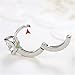 TraveT Women Earrings Fashion Small Women Fine Jewelry Angel Kiss Luxury Crystal Earrings Silver Plated Stud Earrings