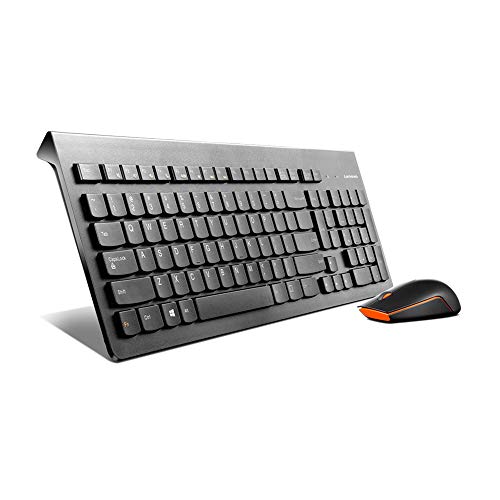 Lenovo 500 Wireless Combo Keyboard & Mouse, FullSized Keyboard, 1000