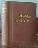 Front cover for the book Baedeker's Egypt: handbook for travellers by Karl Baedeker