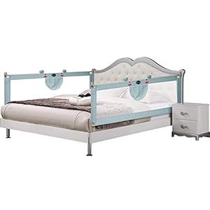 Seven Colors Bed Rail for Toddlers Extra Long Bed Rail Guard for All Size Bed NO Gap Bedrail Safety Guard Rail for Queen…