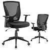 ELABEST Office Chair Ergonomic Desk Chair, Swivel Task Chair with Adjustable Armrest, Soft Sponge Cushion, Lumbar…