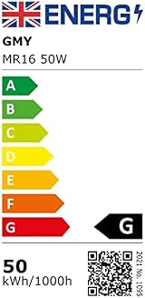 GMY 4000 Hrs MR16 50W 12V Dimmable GU5.3 36° 3000K Warm White 6 Pack view 9