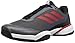 adidas Boys' Barricade Club Xj Skate Shoe, Mystery Blue/White/Glow Orange, 5 M US Big Kid