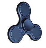 Fidget Spinner Toy Stress Reducer Portable Tri-Spinner Inner Peace Finger Toy Screw Axis Drop Test, Mute Bearing (Navy blue NEW Generation)