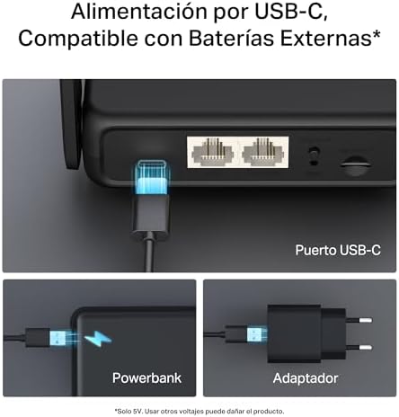 MB113-4G - Router Portátil 4G LTE, Wi-Fi N-300 até 32 dispositivos, Nano SIM Plug & Play, Powerbank USB-C e VPN