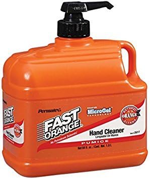 Permatex 25217 Fast Orange Pumice Lotion Hand Cleaner, 1/2 Gallon- Pack of 2