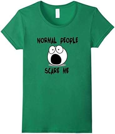 ShopWins Shirts: The Normal People Scare Me T-Shirt - Female XL - Kelly Green