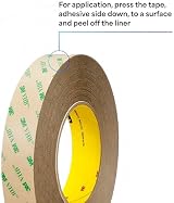 3M 467MP Adhesive Transfer Tape 12 Inch 12 Rolls Clear Long Term Bonding view 10