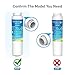 Waterdrop MSWF Refrigerator Water Filter, Replacement for GE® MSWF, 101820A, 101821B, RWF1500A, NSF 42&372 Certified, Pack of 2 (Package May Vary)