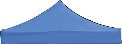 Nvanvmm 2x2M Blue Canopy Top Cover Replacement Four-Corner Tent Cloth