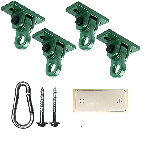 ABUSA Green Swing Hangers Screws Bolts Included