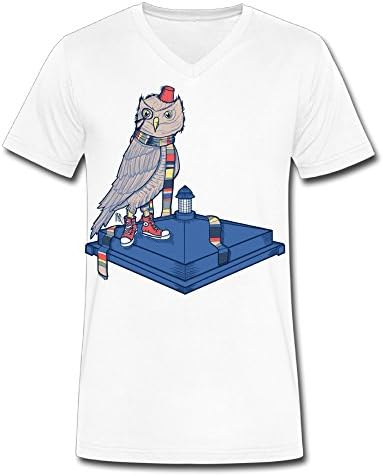 Doctor Hoot V-neck MEN'S Homelike Tshirts Men's Fashion