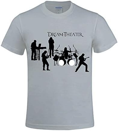 XPing Progressive Metal Band Dream Theater Cotton Fashion T Shirt for Mens Grey