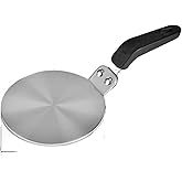 Stainless Steel Heat Induction Diffuser Plate, NISPOTDOR Cooktop Heat Diffuser Cooking Induction Adapter Simmer Plate with Er