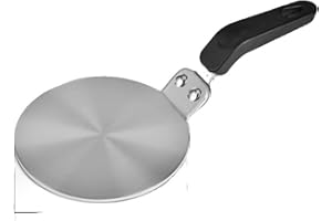 Stainless Steel Heat Induction Diffuser Plate, NISPOTDOR Cooktop Heat Diffuser Cooking Induction Adapter Simmer Plate with Er