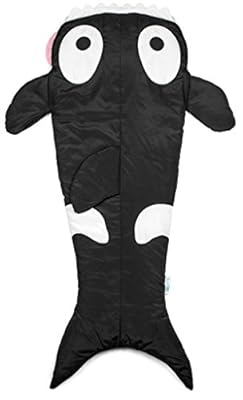 Quilted Orca Whale Blanket Sleeping Bag Sack Nap Mat with Pocket & Fleece Liningwith Glade Room Spray Air Freshener